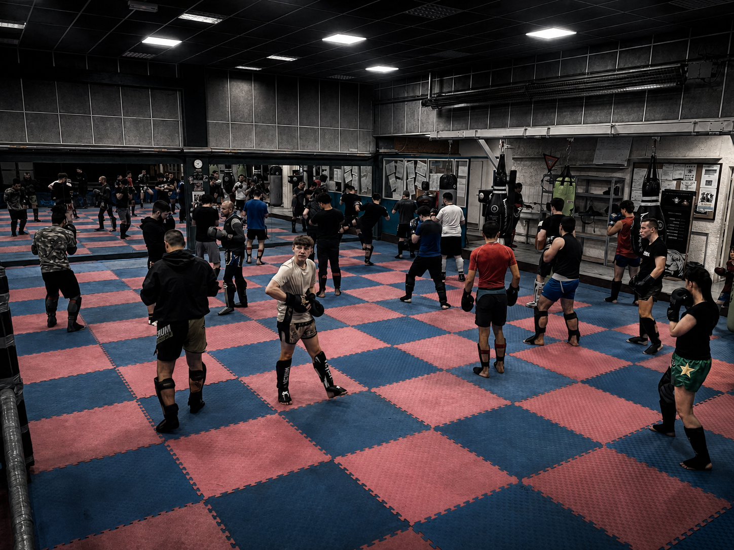 Entraînement collectif ASL Boxing United
